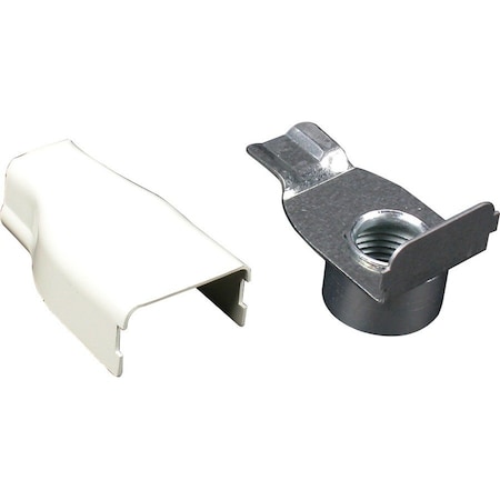 Wiremold Elbow Conduit Connector, Ivory, Steel V5784