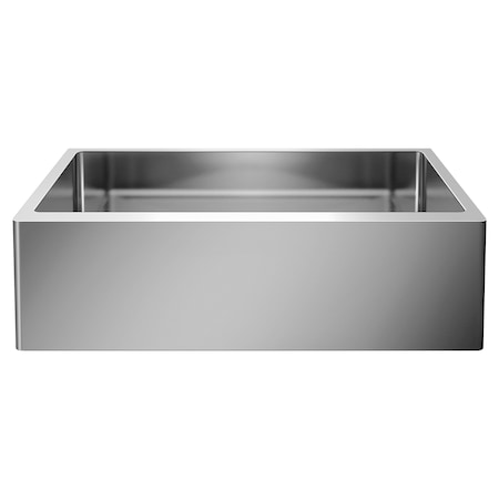 Blanco Quatrus R15 32in Single Bowl Apron-Front Stainless Steel Farmhouse Sink 522213