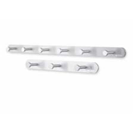 Better Than A Brand Coat Hooks - Silver - 36in.x2-.75in.x2in. - 6 Hooks BE3198228