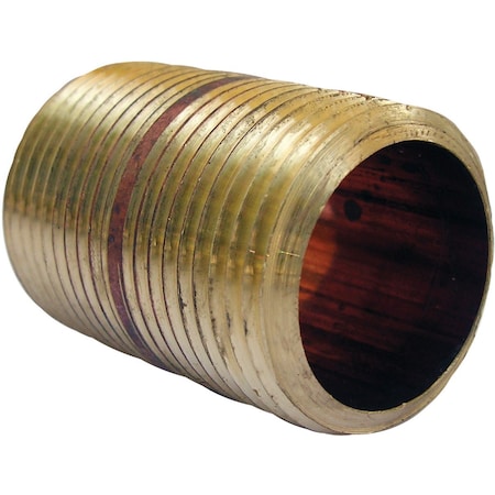 Westlake Pipe & Fittings 3/4'' MPTx1-1/2'' Short Brass Nipple 17-9483