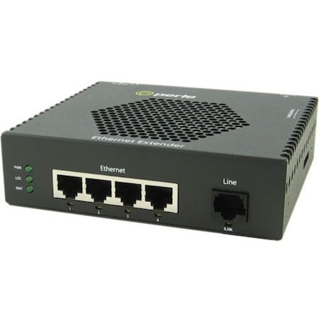Perle Systems Perle eX-4S1110-RJ-XT Ethernet Extender - 4 x Network (RJ-45) 06003770