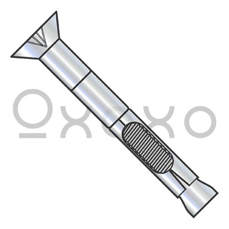 Oxoxo 3/8X5 Phillips Flat Head Sleeve Anchor, 50PK 581088