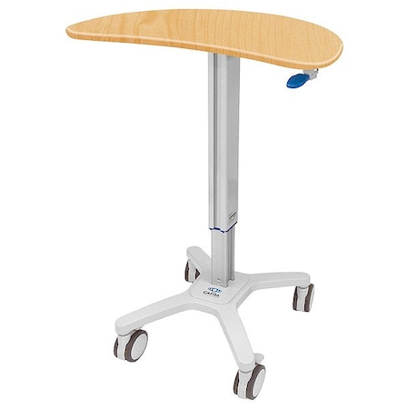 Capsa Healthcare Laptop Cart, 30 lb, Aluminum, Assembled 207166-HM