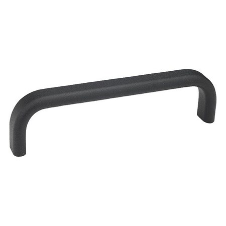 J.W. Winco Pull Handle, Black, Aluminum, 13 5/16 in L 668-30-362-A-SW
