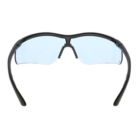 Mcr Safety Klondike (KD7), Safety Glasses, Anti-Fog, Light Blue Lens, Black/Gray Frame, Half Frame KD713AF