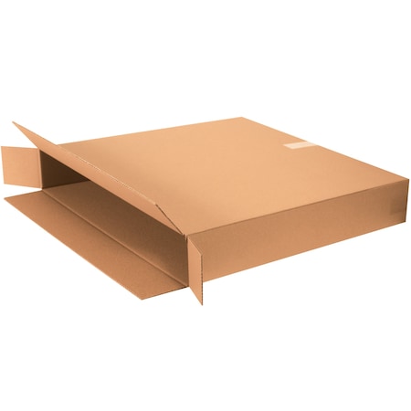 Zoro Select 30 in x 6 in x 40 in Shipping Box, Kraft, Corrugate, Single Wall, 44 ECT HD30640FOL