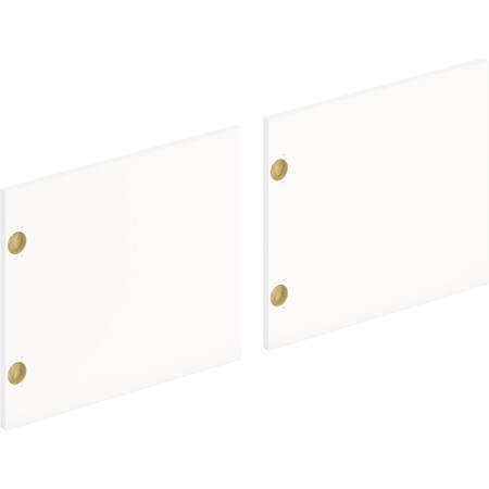 Seatsolutions 72 in. Mod Laminate Doors, Simply White - Set of 2 SE2115830