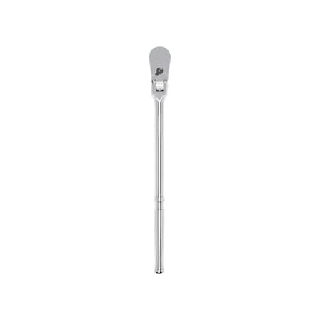Tekton 1/2 in Drive 90 Geared Teeth Pear Hand Ratchet, Polished SRH21214