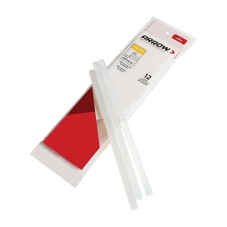 Arrow Fastener 0.5 in. D X 10 in. L All Purpose Glue Sticks Clear, 12PK AP10-4