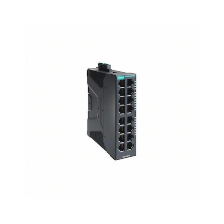 Moxa Compact industrial full Gigabit smart Ethernet switch with 16G ports, -10 to SDS-G3016-2GSFP