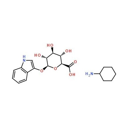 Ak Scientific Indoxyl β-D-glucuronide cyclohexylammonium salt (100mg), CAS 216971-58-3 W0190-100mg