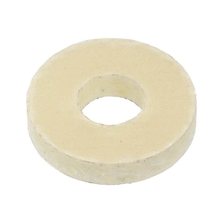 Zoro Select Flat Washer, For Screw Size #4 , Fiberglass Not Applicable Finish, 25 PK Z8313