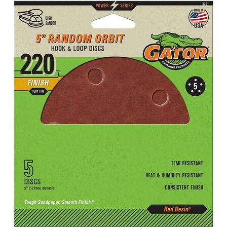 Ali GATOR 5 5-HOLE HLOOP 220, 5PK 3781