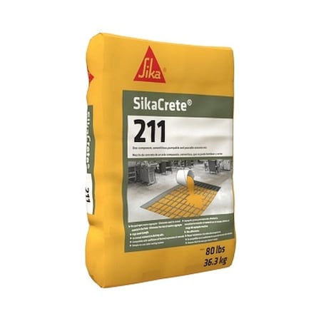 Sika Concrete Mix, 80 lb, Bag, Gray, 28 day Full Cure Time 470862