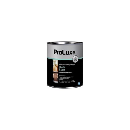 Deft/Ppg Architectural Fin Polyurethane, Satin, Interior & Exterior, Water-Base, 1-Qt. DFT259/04