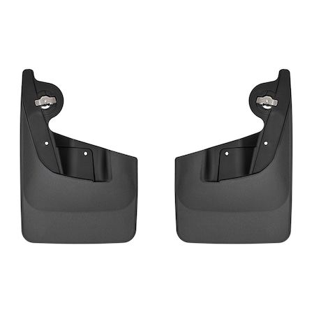 Weathertech Black, No Drill MudFlaps 110183