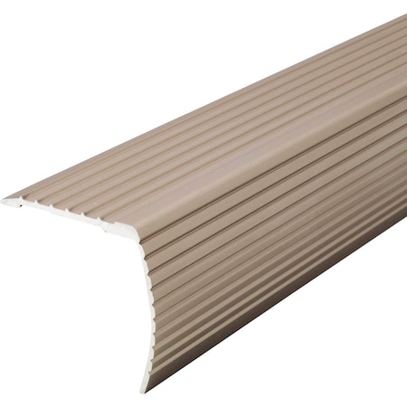 M-D Building Products Building Products 36'' Satin Nickel Aluminum CINCH Fluted Stair Edging 43310