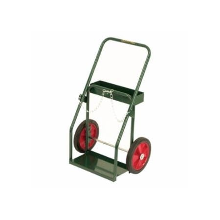 Harper Trucks Series 150 Trucks, Holds 7.5 in-9.25 in Cylinders, 12 in Semi-Pneumatic, Plain Wheels 338-150-25