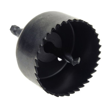 Vulcan 941961OR Hole Saw, 2-1/8 in Dia, 3/4 in D Cutting, 3 in Arbor, HCS Cutting Edge PTA250426/941961O
