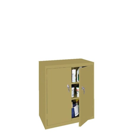 Steel Cabinets Usa Counter Height Storage Cabinet, 42 in H, 36 in W, Tropic Sand ABL-364-TS
