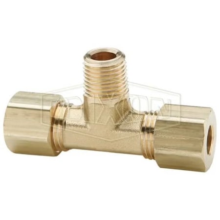 Dixon The Right Connection Tube-to-Pipe Branch Tee, 3/16 x 1/8 x 3/8-24 in Nominal, Tube x Straight MPT En 172C-0302