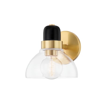 Mitzi Camile 1 Light Bath And Vanity 4.325 In. Aged Brass H482301-AGB