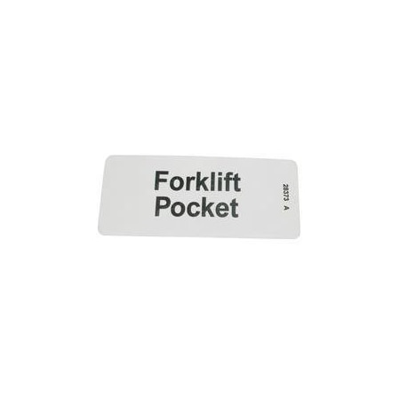 Genie REPLACEMENT DECAL, FORK LIFT POCKET 28373GT