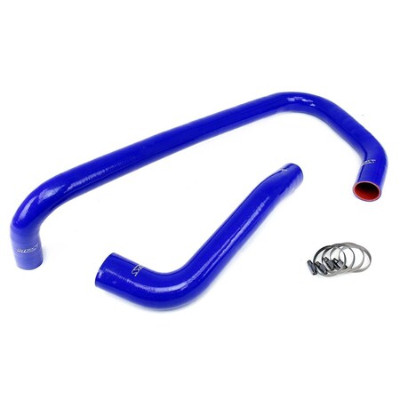Hps Performance High Temp Reinforced Silicone Radiator Coolant Hose Kit, Blue, 57-1818-BLUE