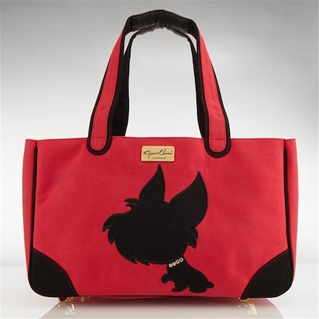 Jcla I Love New Yorkie Canvas Tote- Red Yk-R-C