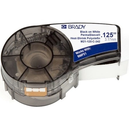 Brady Heat Shrink Wire and Cable Labels for Brady M210 and M211, 1/8in dia M21-125-C-342