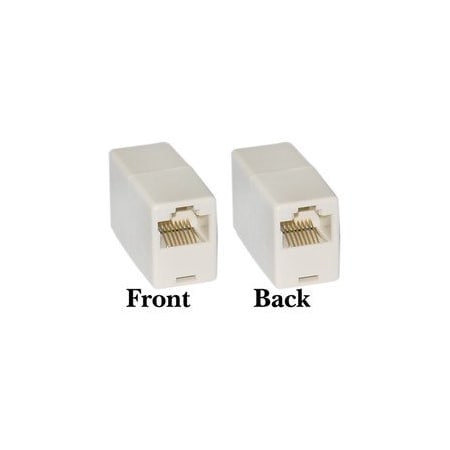 Cable Wholesale RJ45, 8P8C, Straight Telephone Inline Coupler MC-8P8C-ST