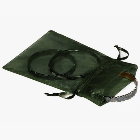 Nashville Wraps Hunter Green Organza Favor Bags, 4x6, 10PK B00119
