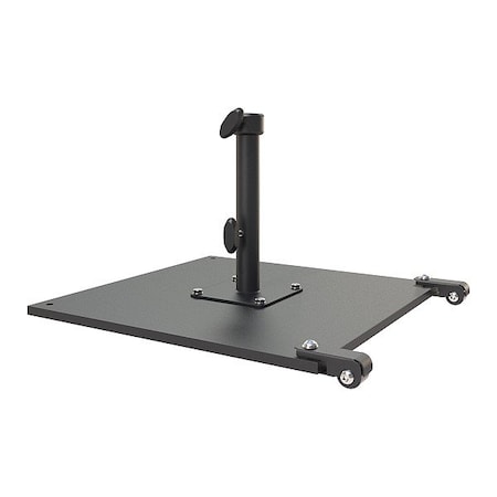 California Umbrella Umbrella Base, Black, Steel CRL070-BLACK