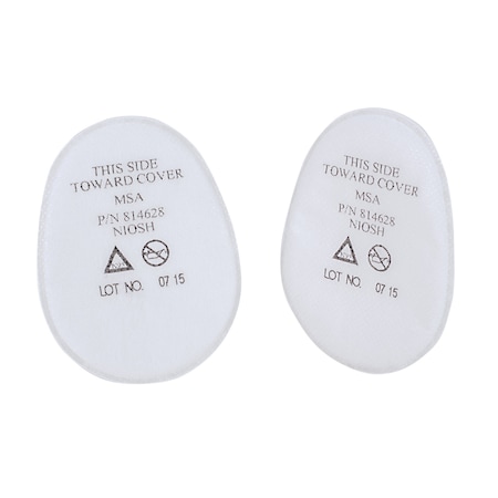 Msa Safety Filter, Advantage N95 Snap-On Prefilter, PK50 816357