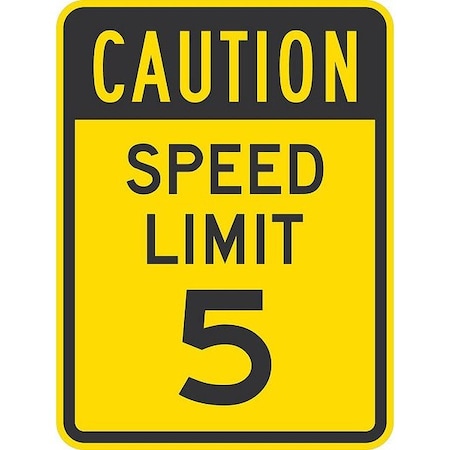 Lyle Caution Speed Limit 5 G-9737-EG_18x24