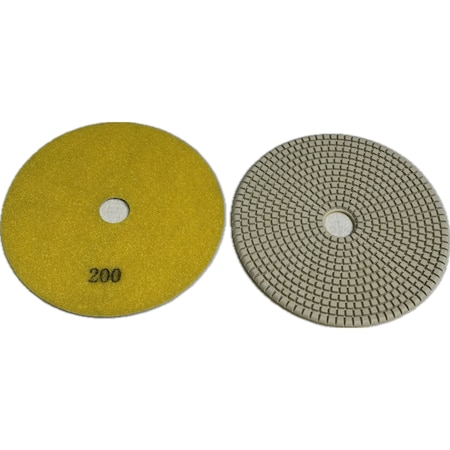 Vantage Product Flexible Risen Bond Dry Polishing Pad, Concrete Finishing, 7'' R-FB70200