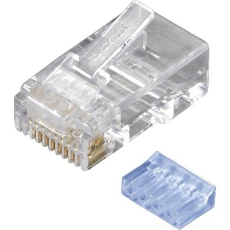 Black Box Cat6 Modular Plugs, Rj-45, 100-Pack FMTP6-R2-100PAK