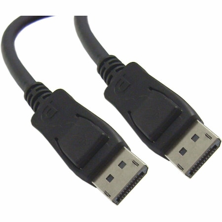 Cable Wholesale DisplayPort v1.2 Video Cable, 17.28 Gbit/s Data Rate for up to 4k at 75Hz, DisplayPort Male, 6 foot 10H1-60106