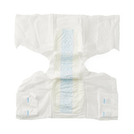 Medline FitRight Cloth-Like Bariatric Briefs for Waist Size 65in-94in, White, 8PK BARIBRIEFCZ