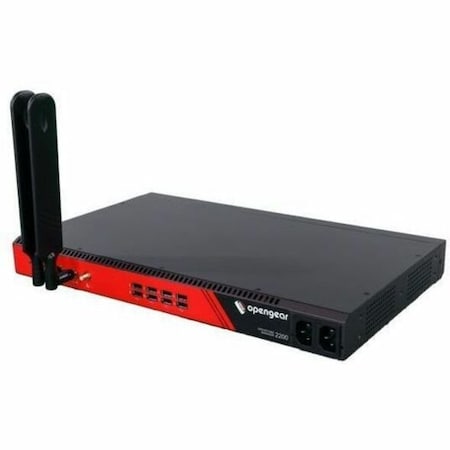 Opengear 16 selectable serial ports, x86 4-core CPU, 8G RAM, 64G SSD, 1GbE with SFP, Docker Support, TPM 2.0 OM2216-L