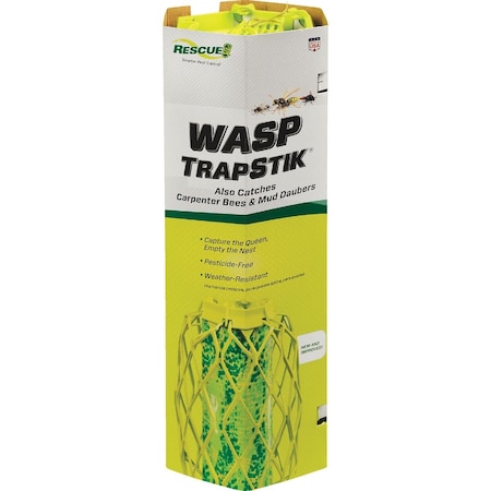 Rescue TrapStik Wasp Carpenter Bee Mud Dauber Trap TSW-BB6