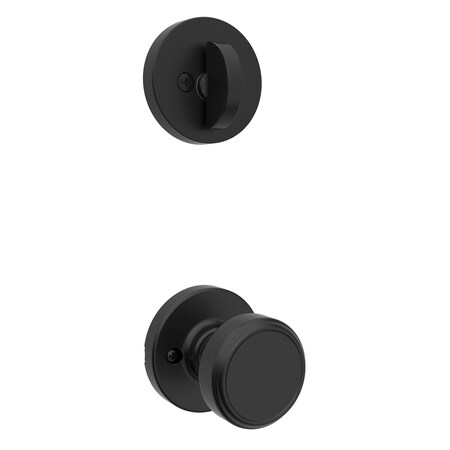 Kwikset Residential Handlesets Single Cylinder Reversible Matte Black 966MNKRDT-514.UNIV