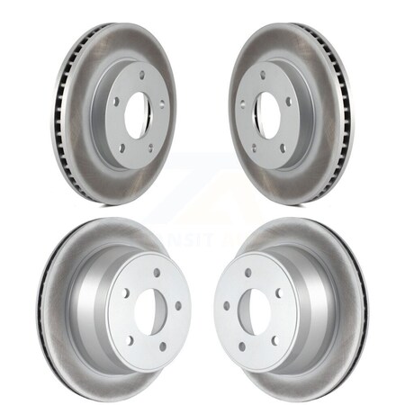 Genius Front Rear Coat Brake Rotor Kit For Chevrolet S10 Blazer GMC Sonoma Jimmy Oldsmobile Isuzu KG-100695