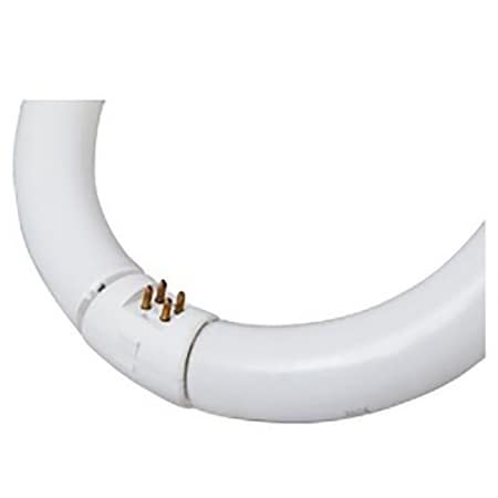 Ge Light Bulb, 32 W, T9 Circline Lamp, G10q 4-Pin Lamp Base, 1950 Lumens, 4100 K Color Temp 33890