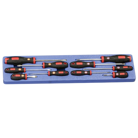 Genius Tools 10PC Combination Screwdriver Set(MS-190TS) TS-5010