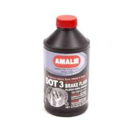 Amalie 12 oz DOT 3 Brake Fluid AMA65031-92