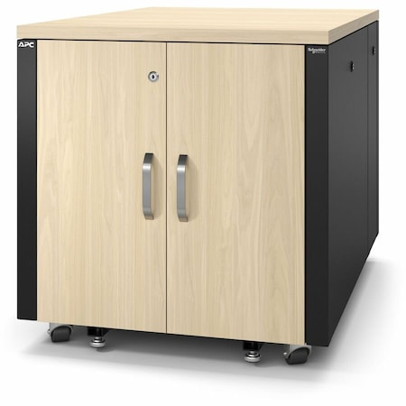 Apc NetShelter Soundproof, 12U, Server Rack Enclosure, Maple (TAA) AR4012A