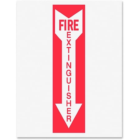 Tarifold Sign Inserts, Fire Extinguisher, PK6 P1949FE