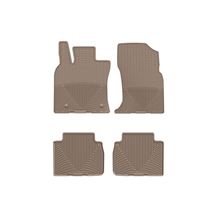 Weathertech Tan, Front and Rear All Weather Floor Mats W564TN-W464TN