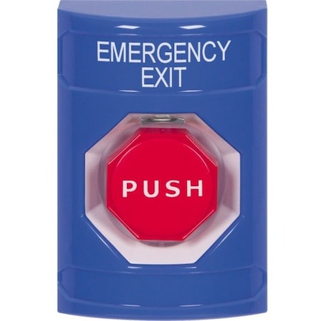 Safety Technology International Emergency Exit Push Button, Key-To-Reset SS2402EX-EN